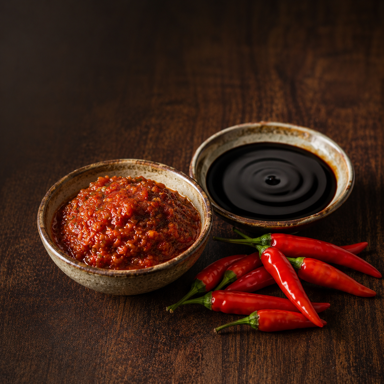 Sambal und Kecap Manis