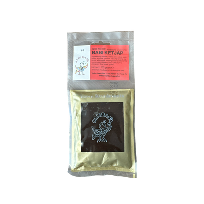Vanka Kawat Gewürzpaste Sari Rasa Bumbu Babi Kecap in roter Verpackung, cremige Konsistenz, typische Gewürzpaste für asiatische Gerichte