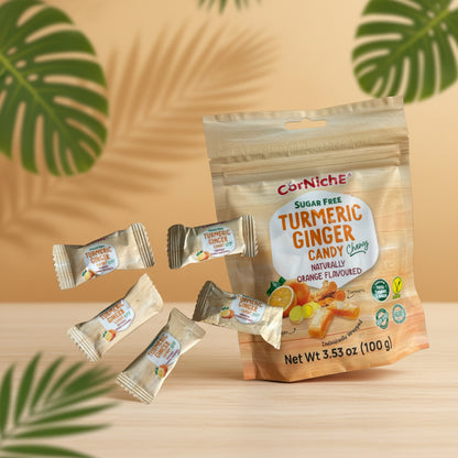 Corniche - Turmeric Ginger Chewy Candy OrangeFlavor - Java Markt