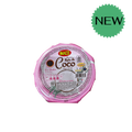 Nesia Inaco Minuman Nata de Coco mit Erdbeergeschmack und Basilikum, erfrischendes Getränke in Glasflasche.