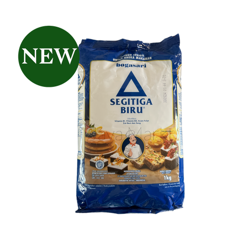 Nesia Food Bogasari Segitiga Biru Koch- und Backzutaten, Packung mit blauer Markierung, für Back- und Kochrezepte