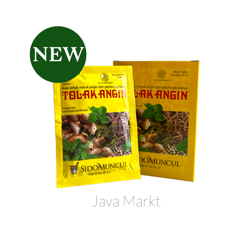 Nesia Food Sidomuncul Tolak Angin Pulver, traditionelle Getränkemischung gegen Magenbeschwerden, in Beutel verpackt