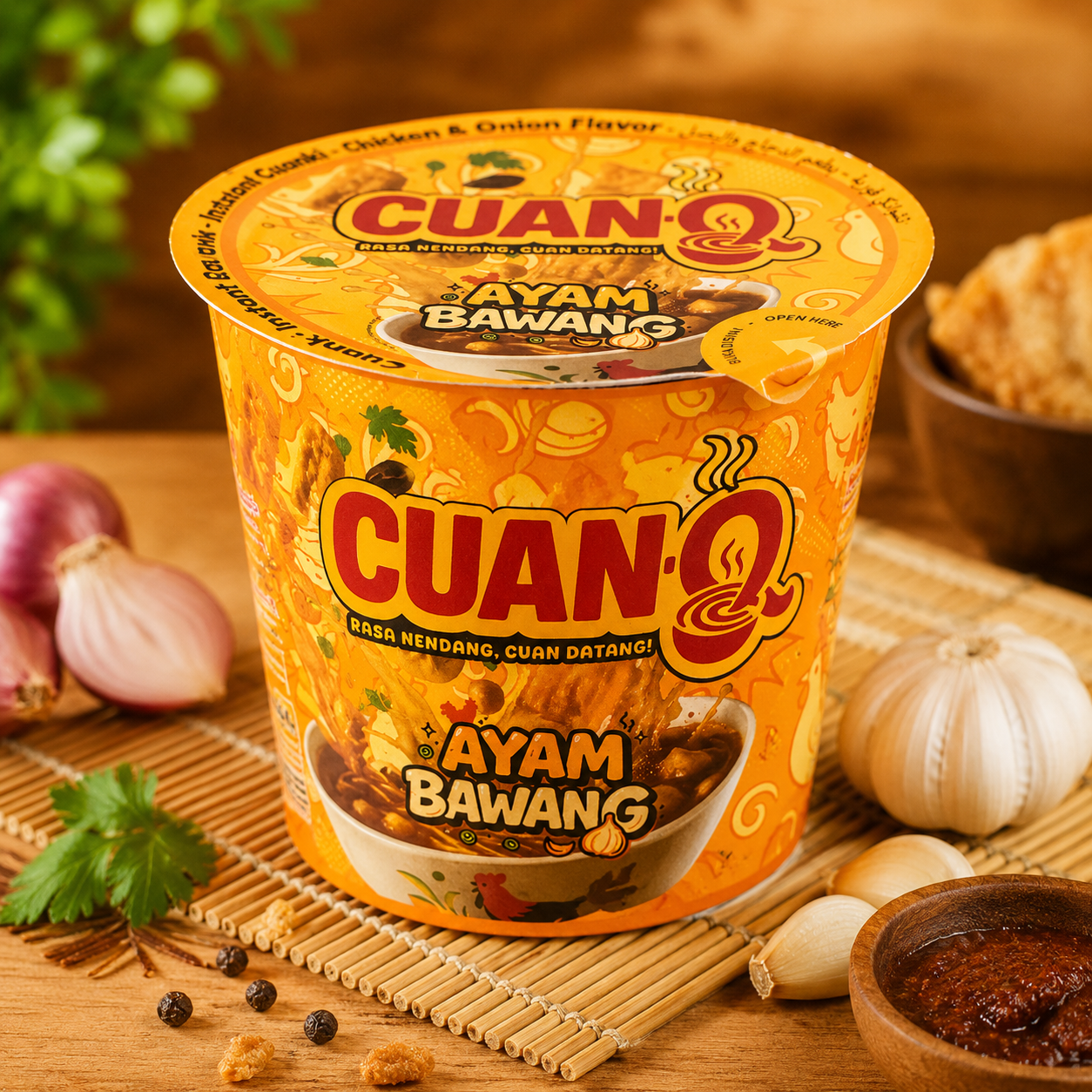 CuanQ Cuanki Instant Rasa Ayam Bawang 100 g