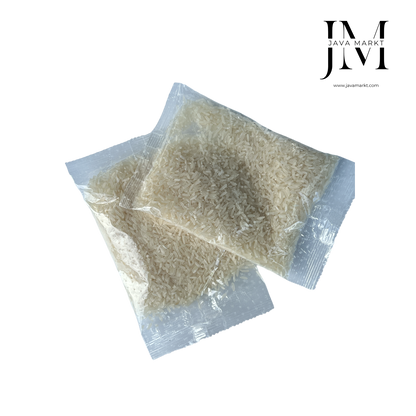 Lontong Beras, 2er Pack, traditionelle Reispäckchen von Amboina B.V, in der Verpackung sichtbar