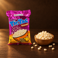 Tic Tac Snack Rasa Ayam Bawang 90g – Packung mit Snack in der Bambusschale