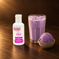Pondan Ube Aroma 30ml – Fläschchen mit Ube-Milchdrink und Eis