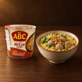 ABC Mi Cup Rasa Bakso Sapi 60 g – Becher mit Bakso in der Schüssel