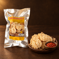 Rengginang Asin 250g – Packung mit Reiscrackern und Sambal