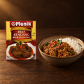 Munik Bumbu Rendang 115g – Packung mit vegetarischem Rendang und Reis