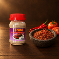 Terasi Bakar Powder Flower Brand 50g – Packung mit Sambal Terasi im Mörser