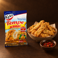 Kobe Tempe Kriuk 72g – Packung mit knusprigem Tempeh und Dip