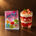 Nutrijell Jelly Powder Rasa Stroberi 15 g – Packung mit Erdbeer-Schichtdessert