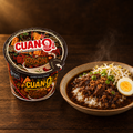 CuanQ Cuanki Instant Rasa Rawon 100 g – Packung mit Rawon und Reis