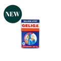 Geliga Balsem Gosok von Nesia Food in 40g Tube, cremiger Balsam für Muskel- und Gelenkbeschwerden, sichtbarer Balsam-Container.