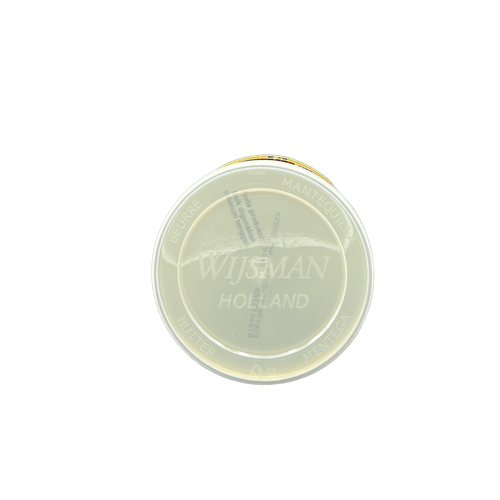 Butter Wijsman von Nesia Food, cremige Margarine in einer Packung mit goldener Verpackung, ideal zum Backen und Kochen
