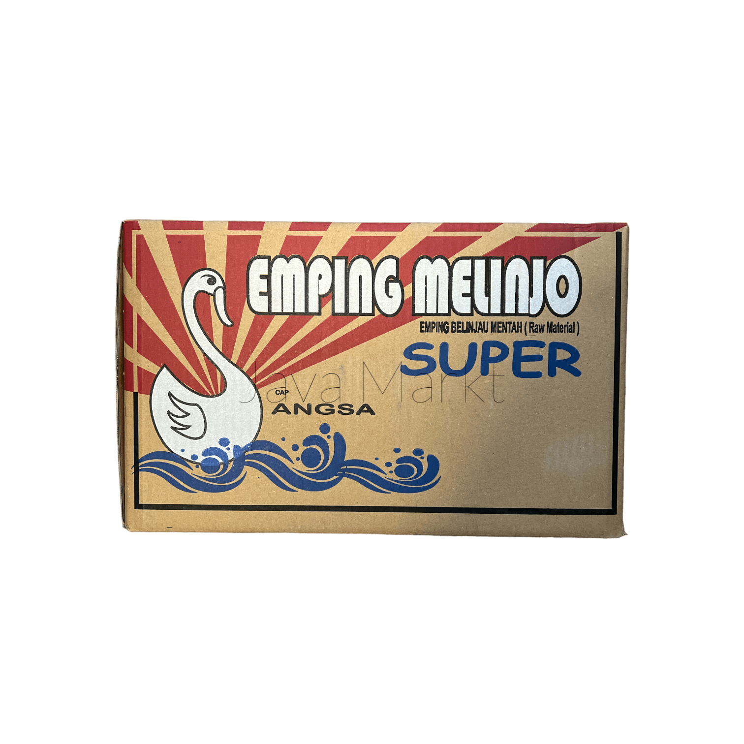 Nesia Food Emping Melinjo roher Chipsacke, 5 kg, knusprige Emping Chips aus Melinjo, ungebrannt, in natürlicher Verpackung