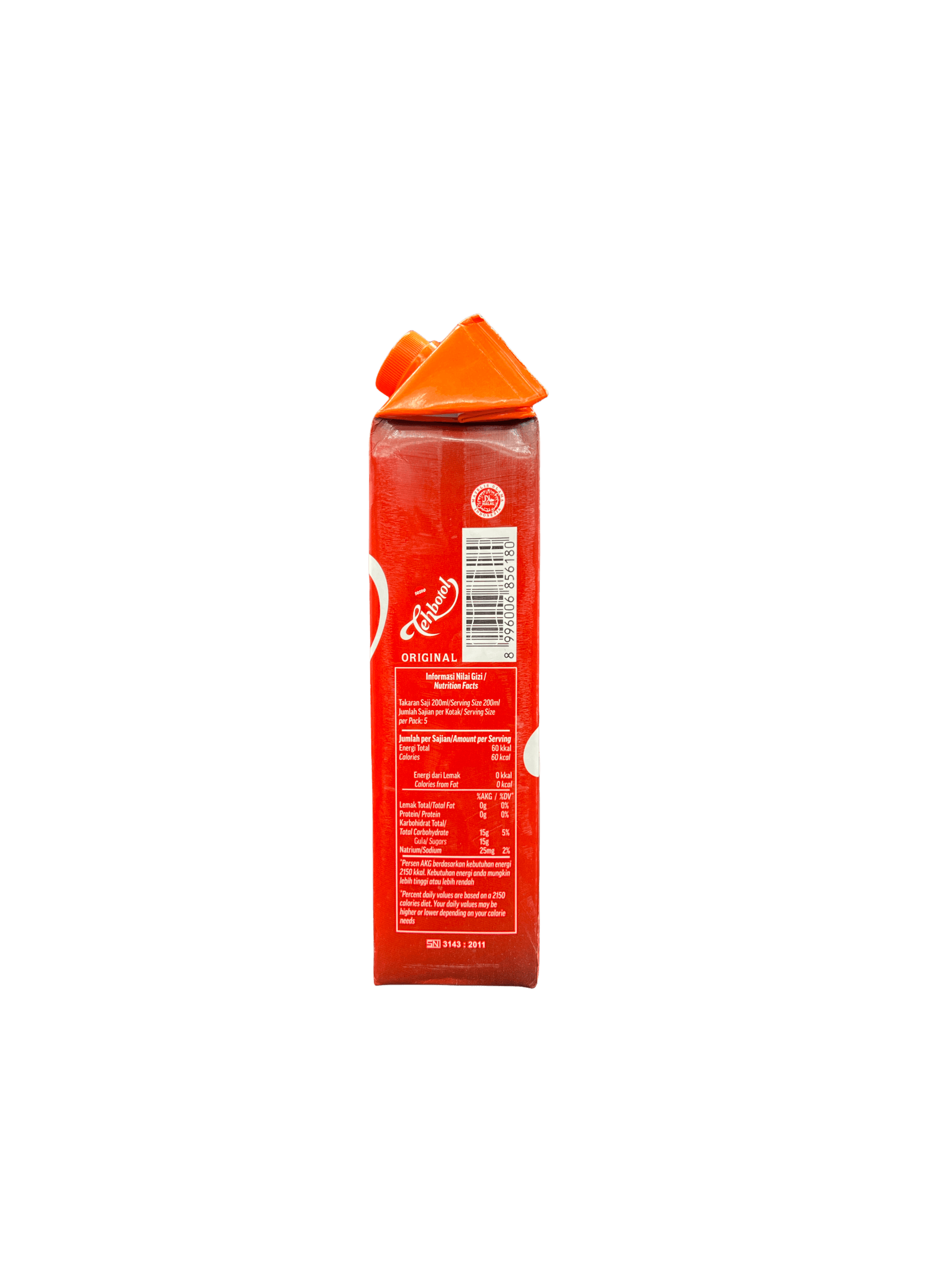 Vanka Kawat Teh Botol Sosro 1L, erfrischende indonesische Teeflasche in transparentem Flasche, ideal für Erfrischung.