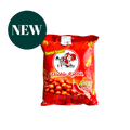 Scharfe, gewürzte Kelinci Kacang Shanghai von Nesia Food, beliebte Vorspeise und Snack in einer ansprechenden Verpackung.
