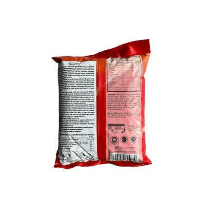 Nesia Food Dua Kelinci Kacang Shanghai Spicy, scharfe Snacks und Vorspeisen in einer bunten Verpackung, knusprig und würzig