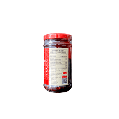 Chiliöl von Lee Kum Kee, Chilisauce in Flasche, orientalisch gewürzt, ideal für asiatische Gerichte, in der Flasche mit Etikett