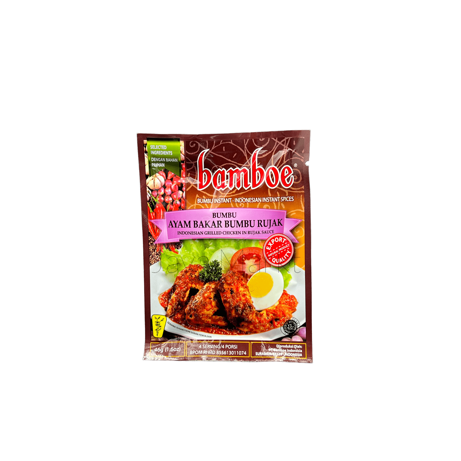 Bamboe Bumbu Ayam Bakar Bumbu Rujak von Oriental Merchant, Gewürzmischung für gegrilltes Hühnchen mit Rujak-Geschmack