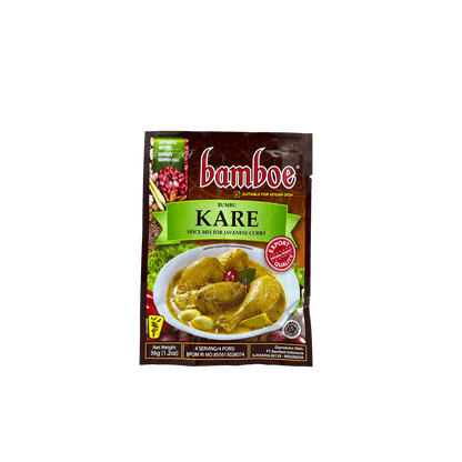Bamboe Bumbu Kare Gewürzpaste von Oriental Merchant, asiatische Gewürzpaste mit Bamboe für authentische Gerichte