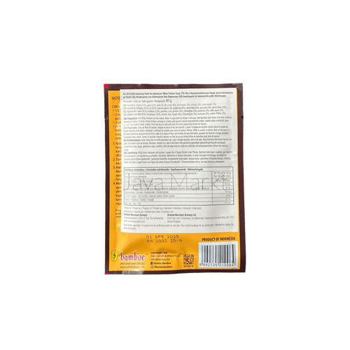 Bamboe Bumbu Soto Ayam Gewürzpaste von Oriental Merchant, authentische Gewürzpaste für indonesische Hühnersuppe