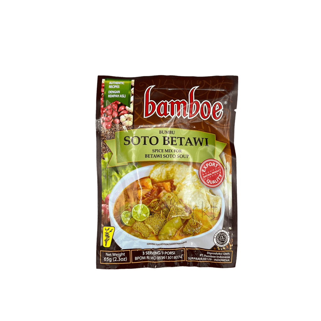 Bamboe Bumbu Soto Betawi Gewürzpaste von Oriental Merchant, cremige Gewürzpaste für authentische indonesische Soto Betawi