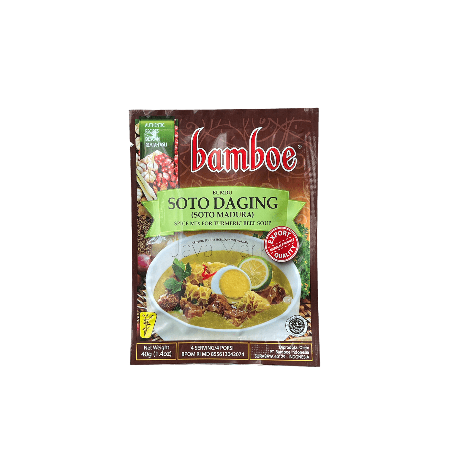 Bamboe Bumbu Soto Daging Khas Madura - Java Markt