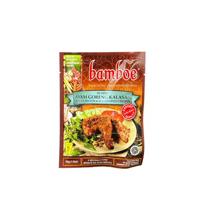 Bamboe Bumbu Ayam Goreng Kalasan von Oriental Merchant, Gewürzmischung für gebratenes Hühnchen, Kräuter und Gewürze