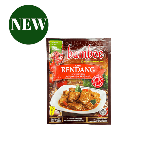 Bamboe Bumbu Rendang von Oriental Merchant, Kräuter und Gewürze für authentisches indonesisches Gericht, in einer Gewürzverpackung