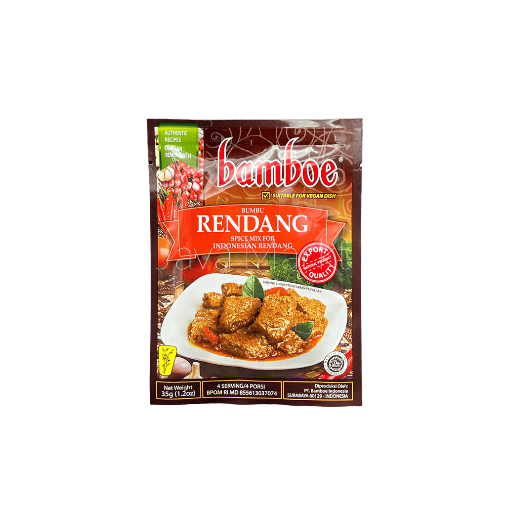 Bamboe Bumbu Rendang aus Kräuter und Gewürzen von Oriental Merchant in einer Gewürzpackung.