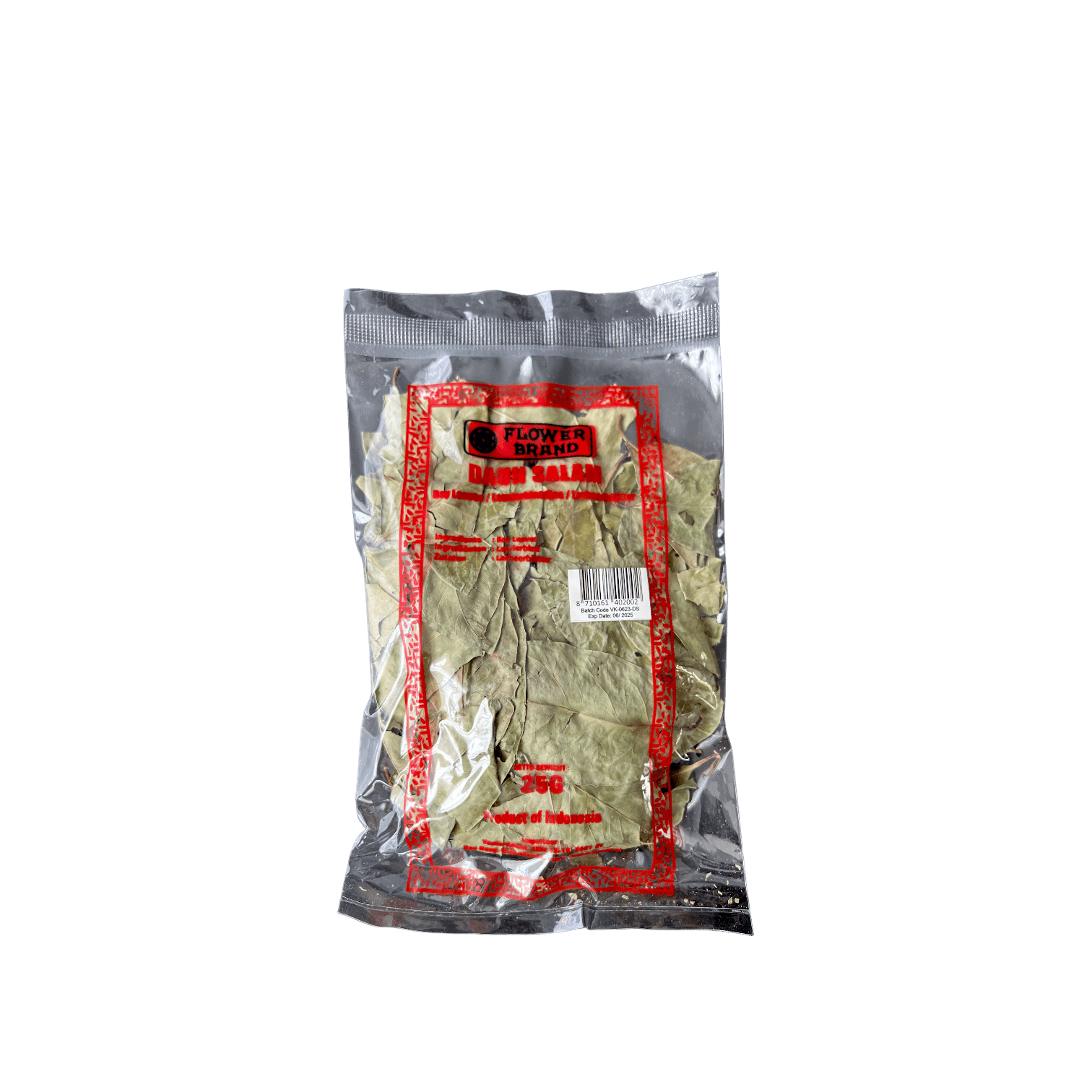 Getrocknete Daun Salam von Vanka Kawat, aromatische Gewürzblätter für asiatische Gerichte, in der Lebensmittel-Kategorie.