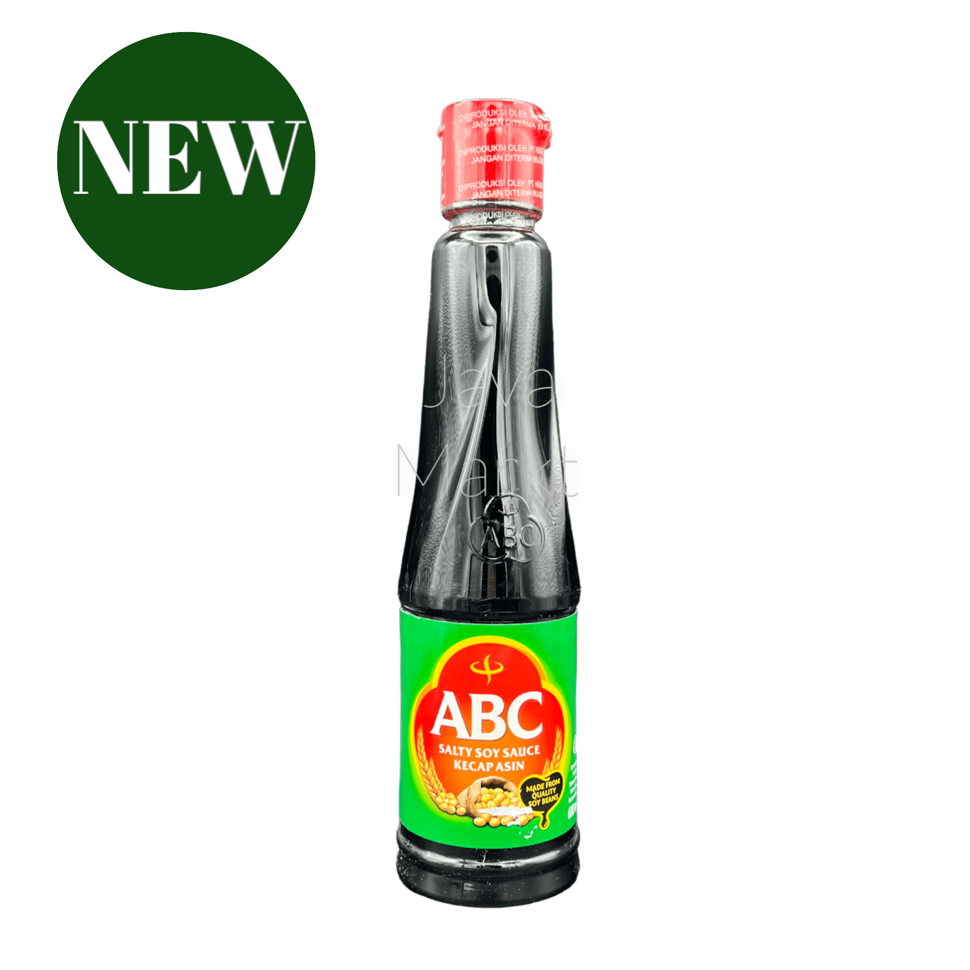 Oriental Merchant ABC Kecap Asin Sojasauce in Flasche, dunkle asiatische Würzsauce für Gerichte und Marinaden