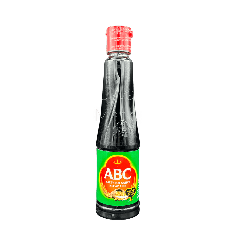 Sojasauce ABC Kecap Asin von Oriental Merchant in einer Flasche, ideal zum Kochen und Würzen asiatischer Gerichte.