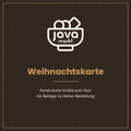 Java Markt Weihnachtskarte
