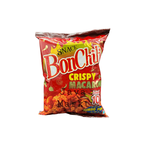 Vanka Kawat BonCabe Makaroni Crispy Snack Level 10, knusprige Vorspeisen und Snacks mit scharfem Geschmack, in einer Packung