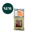 Vanka Kawat Bumbu Rica Rica Gewürzpaste in Dose, indonesische Gewürzpaste für Rica Rica Gerichte, close-up Ansicht