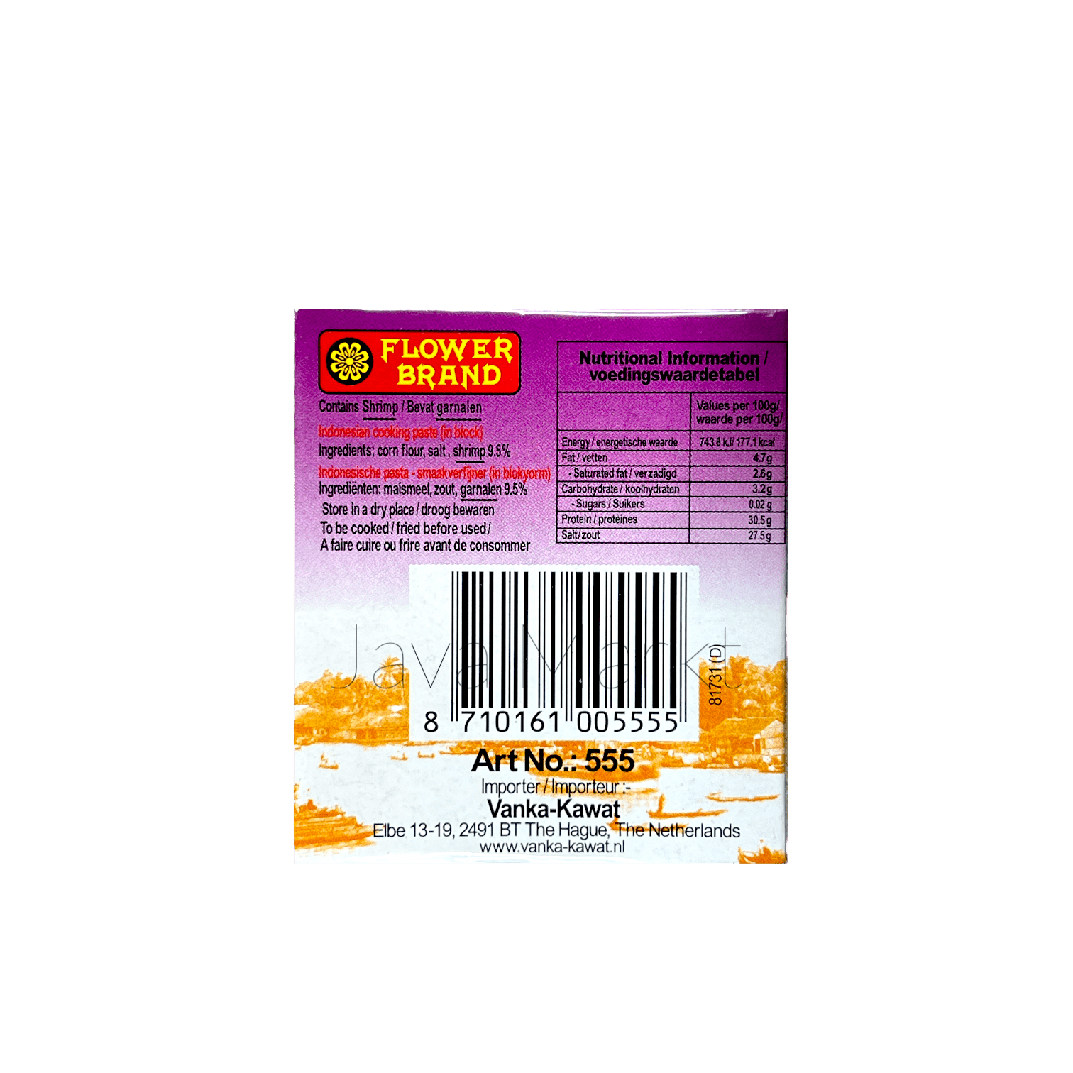 Vanka Kawat Terasi Bakar Gewürzpaste in einer Glasdose, cremige Textur, typische indonesische Gewürzpaste für Gerichte